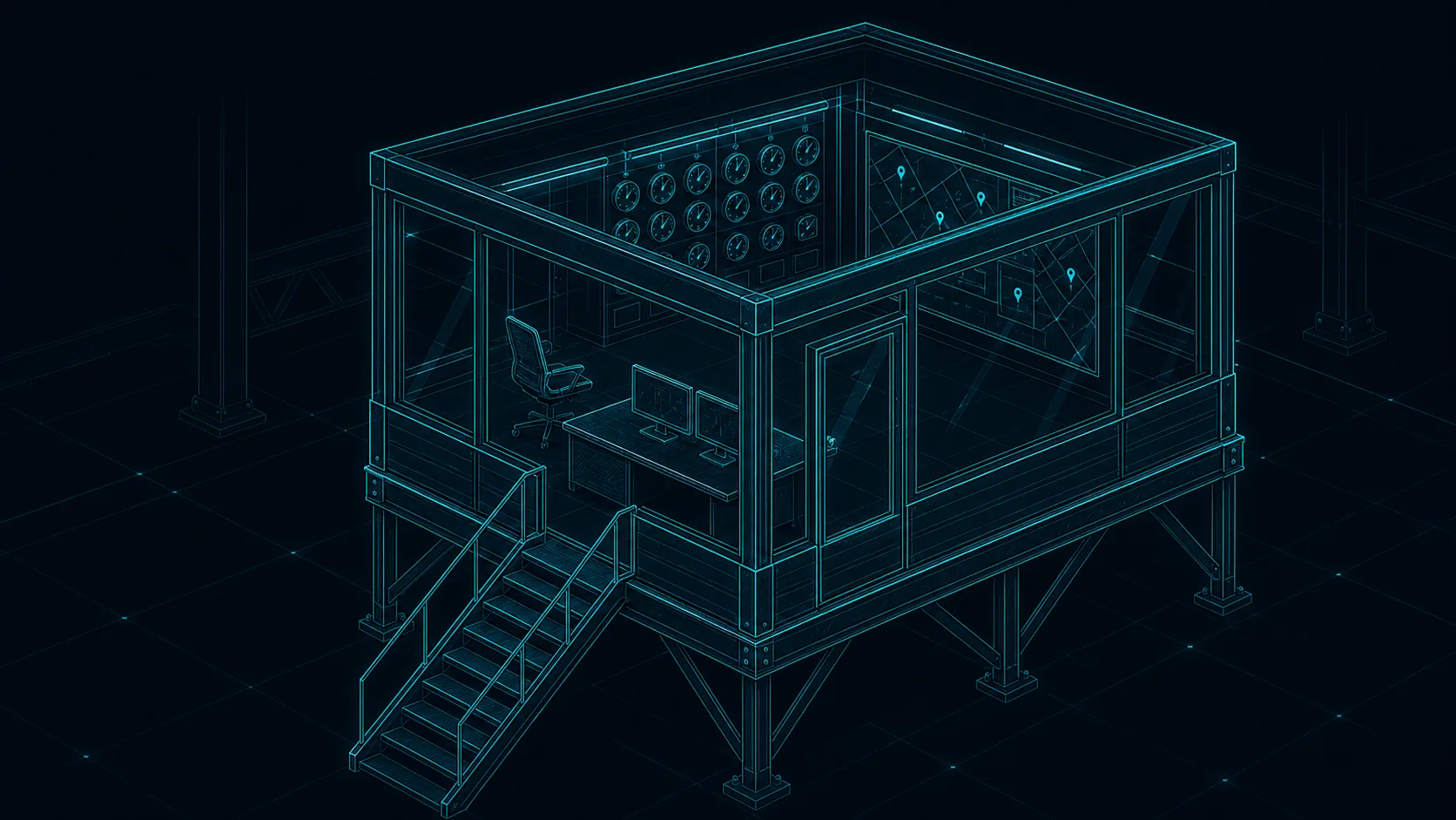 The foreman's window — Sessions, Stats, and the Map